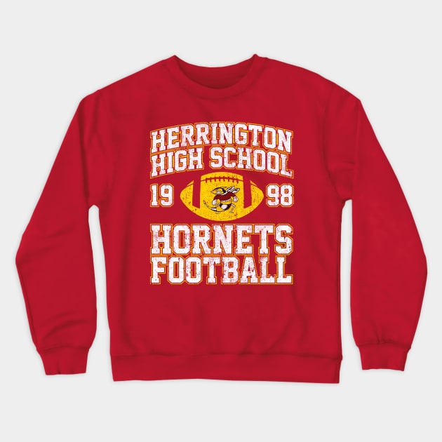 Herrington High School Hornets Football (The Faculty) Crewneck Sweatshirt by huckblade
